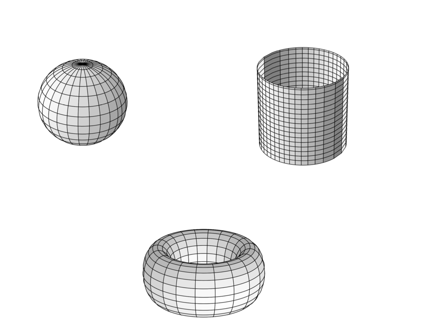 Points in space are mapped to manifold surfaces to allow procedural trajectory generation.